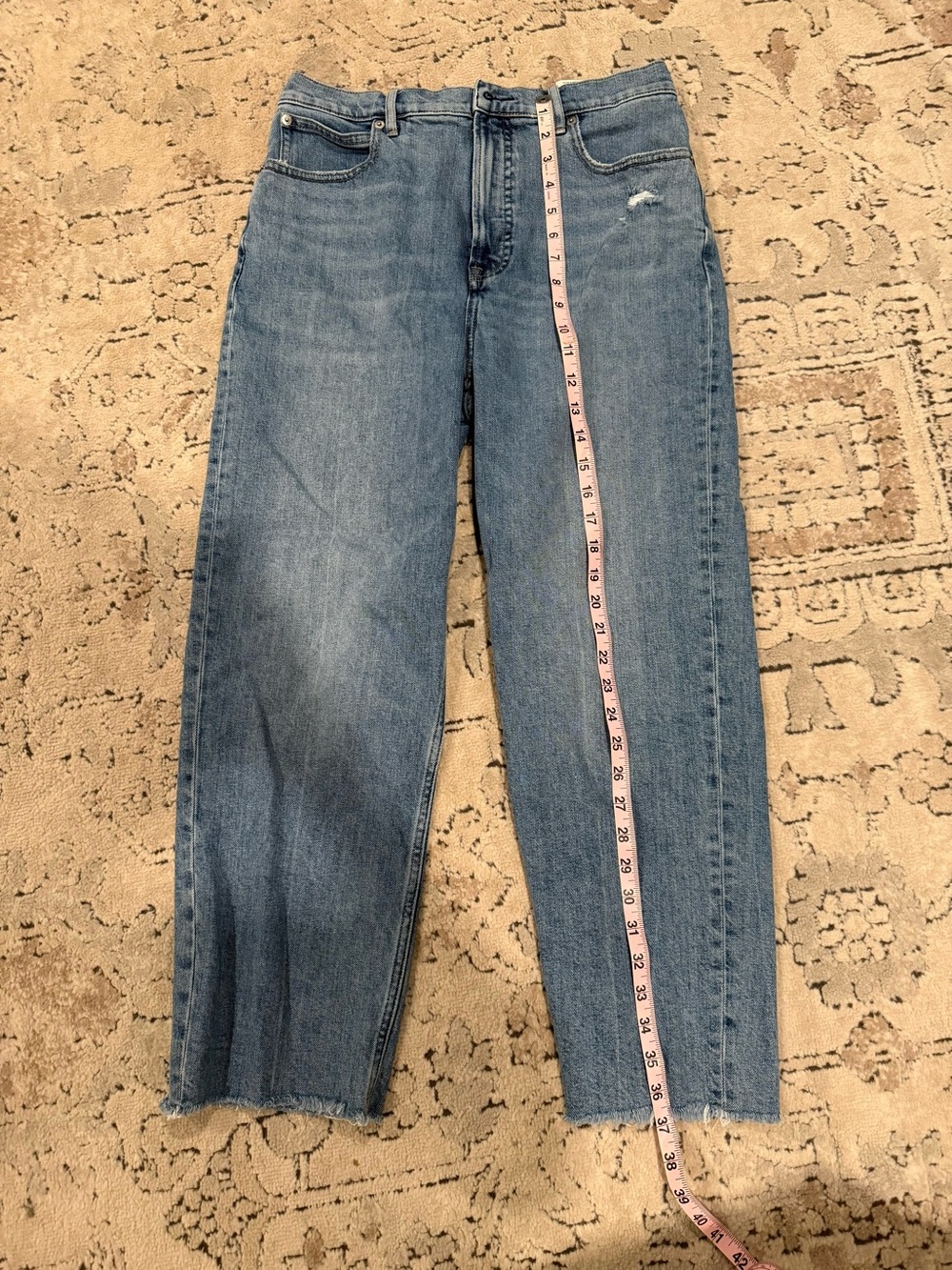 Everlane Light Blue Straight Leg Jeans - Picture 7 of 8